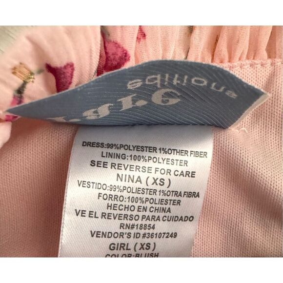Rare Editions Girls Chiffon Ruffled Sleeve Lined Skirt Dress, Bundle of 3, size - Picture 9 of 13